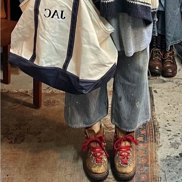 Montblanc Other - Montblanc Tan Boots with Red Laces